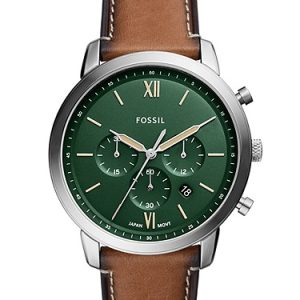Neutra 44mm Chronograph Tan LiteHide? Leather Watch