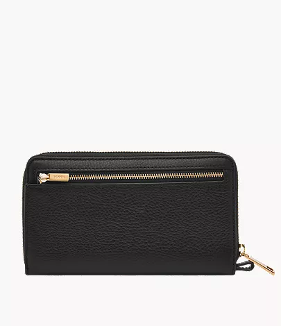 Liza Leather Zip Around Clutch Wallet - Image 3