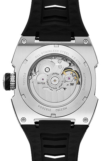 Machine X1 42mm Automatic Black Silicone Watch - Image 5