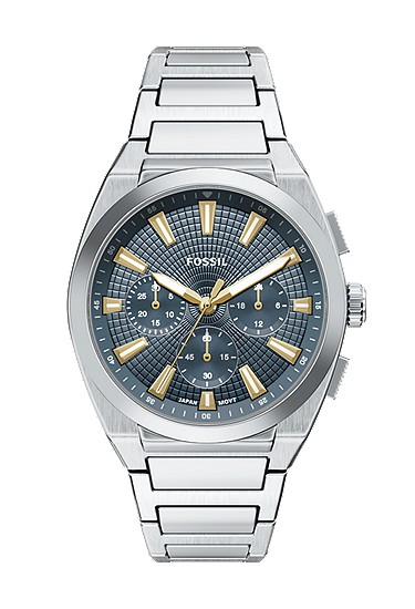Everett 44mm Chronograph Stainless Steel Watch