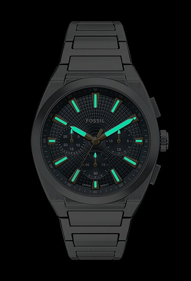 Everett 44mm Chronograph Stainless Steel Watch - Image 7