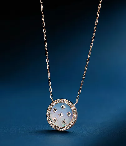 Merrit Northlight Collection Rose Gold-Tone Stainless Steel Pendant Necklace - Image 6