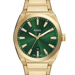 Everett 42mm Three-Hand Date Gold-Tone Stainless Steel Watch