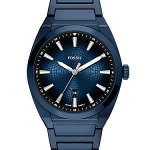 Everett 42mm Three-Hand Navy Stainless Steel Watch