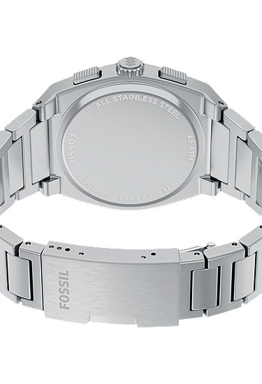 Everett 44mm Chronograph Stainless Steel Watch - Image 6