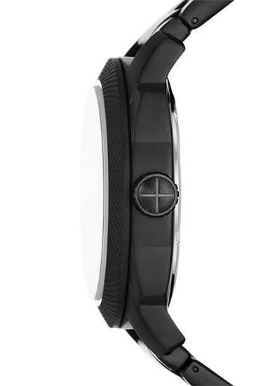 Machine 49mm Three-Hand Date Black Stainless Steel Watch - Image 3
