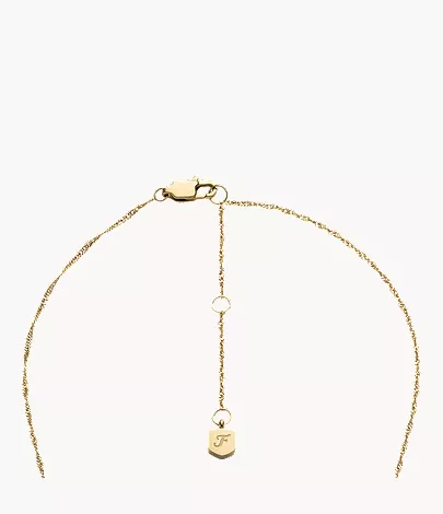 Sutton Shaky Glitz Gold-Tone Stainless Steel Moon and Star Pendant Necklace - Image 5