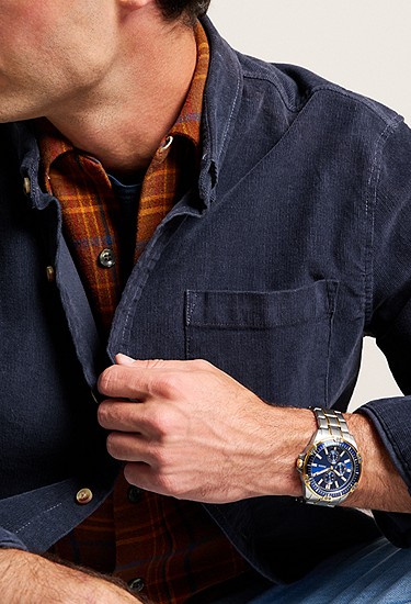 Garrett 44mm Multifunction Two-Tone Stainless Steel Watch - Image 2