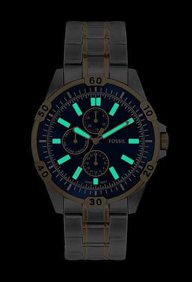 Garrett 44mm Multifunction Two-Tone Stainless Steel Watch - Image 7