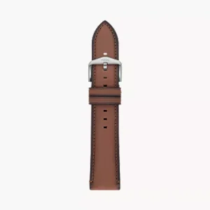 22mm Medium Brown LiteHide? Leather Strap