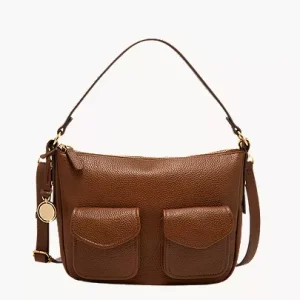 Jolie Leather Cargo Crossbody Bag