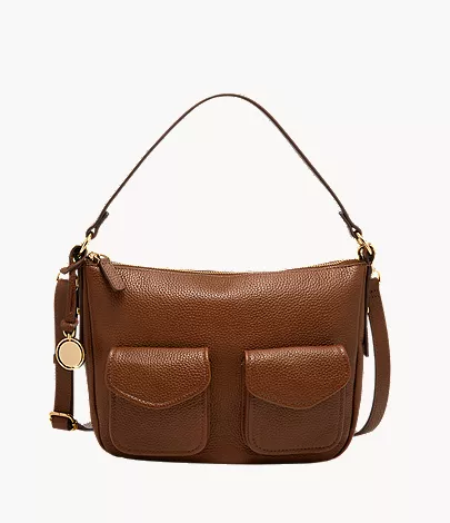 Jolie Leather Cargo Crossbody Bag
