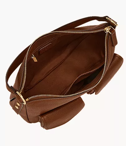 Jolie Leather Cargo Crossbody Bag - Image 3