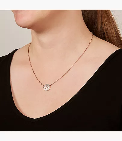 Merrit Mosaic Mother-of-Pearl Stainless Steel Necklace - Image 2