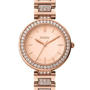Karli 32mm Three-Hand Rose Gold-Tone Watch