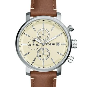 Rhett 43mm Multifunction Brown LiteHide? Leather Watch
