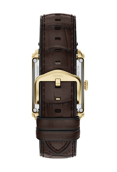 Carraway 30mm Automatic Brown Croco Leather Watch - Image 3